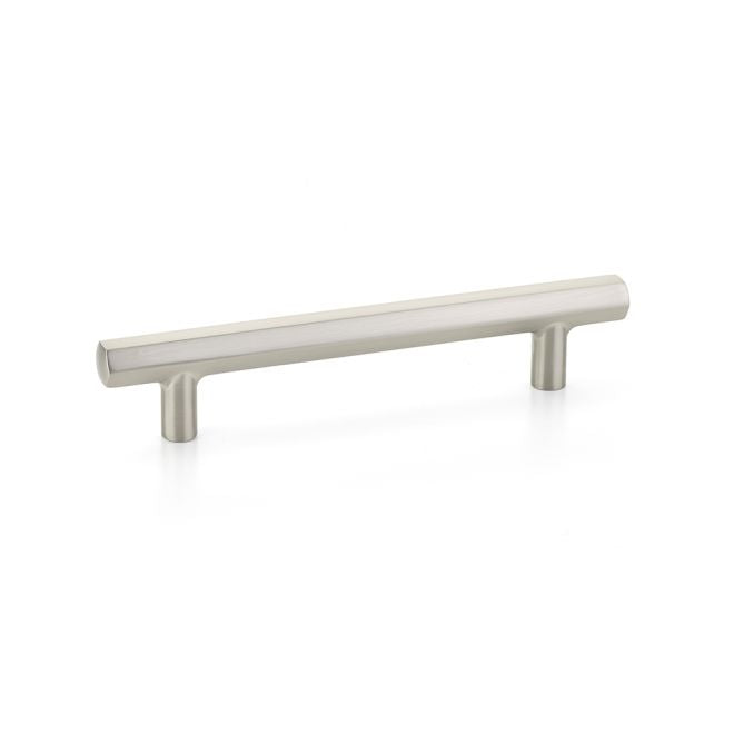 Emtek 86679US15 Mod Hex Cabinet Pull with 5" Center to Center Satin Nickel Finish Sparrow Supply