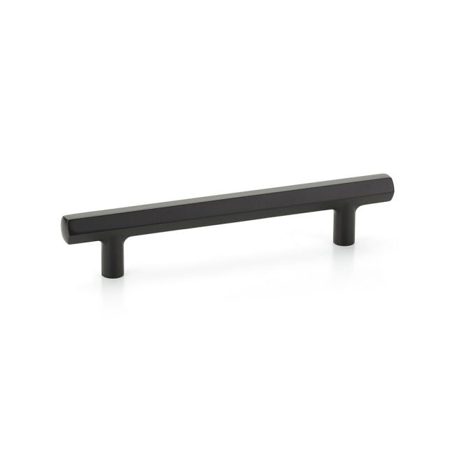 Emtek 86679US19 Mod Hex Cabinet Pull with 5" Center to Center Flat Black Finish Sparrow Supply
