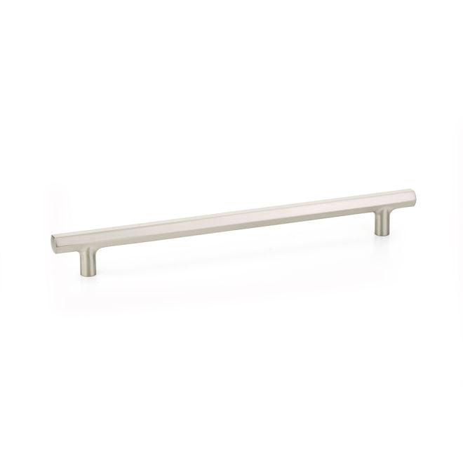 Emtek 86680US15 Mod Hex Cabinet Pull with 10" Center to Center Satin Nickel Finish Sparrow Supply