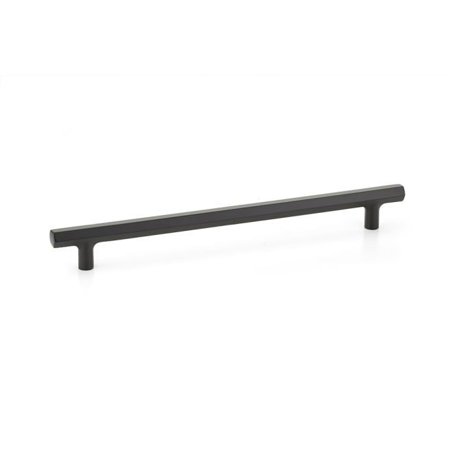 Emtek 86680US19 Mod Hex Cabinet Pull with 10" Center to Center Flat Black Finish Sparrow Supply