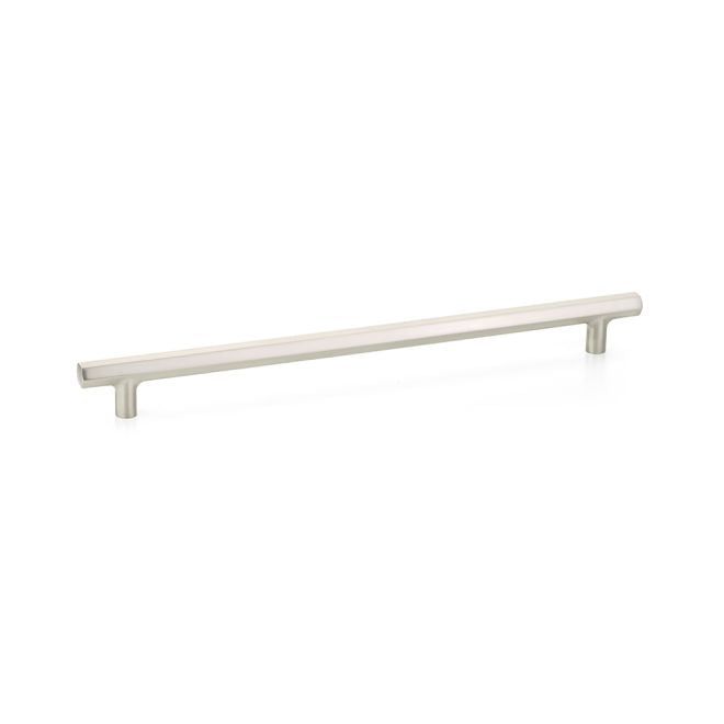 Emtek 86681US15 Mod Hex Cabinet Pull with 12" Center to Center Satin Nickel Finish Sparrow Supply
