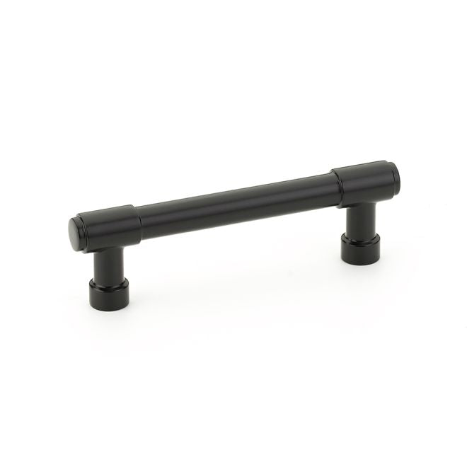 Emtek 86686US19 Jasper Cabinet Pull with 3-1/2" Center to Center Flat Black Finish Sparrow Supply