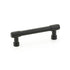 Emtek 86686US19 Jasper Cabinet Pull with 3-1/2" Center to Center Flat Black Finish Sparrow Supply