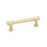 Emtek 86686US4 Jasper Cabinet Pull with 3-1/2" Center to Center Satin Brass Finish Sparrow Supply