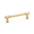 Emtek 86687US4 Jasper Cabinet Pull with 4" Center to Center Satin Brass Finish Sparrow Supply