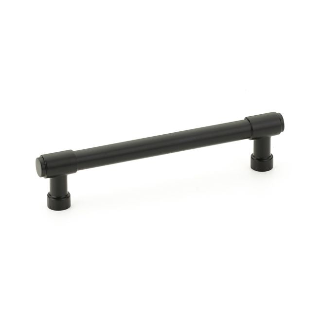 Emtek 86688US19 Jasper Cabinet Pull with 5" Center to Center Flat Black Finish Sparrow Supply