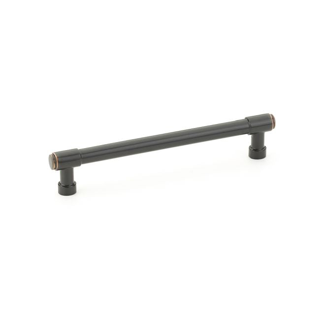 Emtek 86689US10B Jasper Cabinet Pull with 6" Center to Center Oil Rubbed Bronze Finish Sparrow Supply