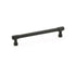 Emtek 86689US19 Jasper Cabinet Pull with 6" Center to Center Flat Black Finish Sparrow Supply
