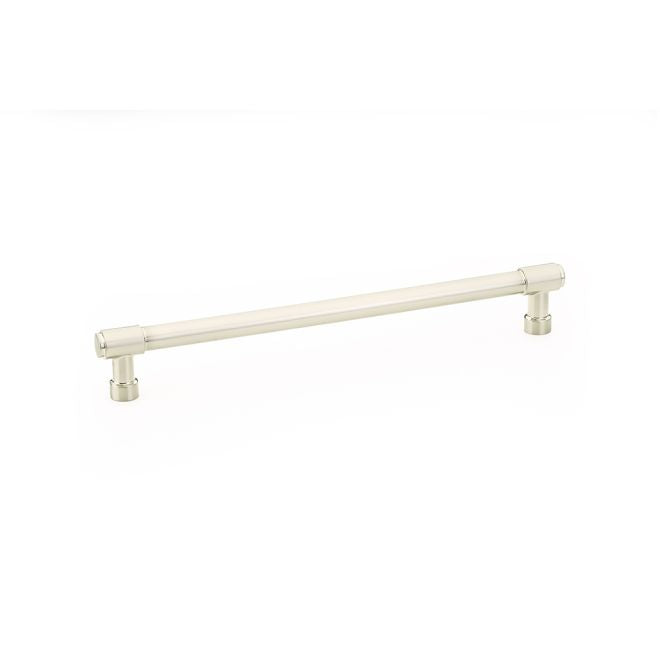 Emtek 86690US15 Jasper Cabinet Pull with 8" Center to Center Satin Nickel Finish Sparrow Supply