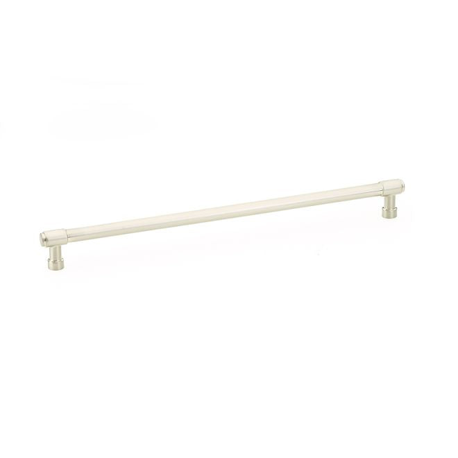Emtek 86692US15 Jasper Cabinet Pull with 12" Center to Center Satin Nickel Finish Sparrow Supply