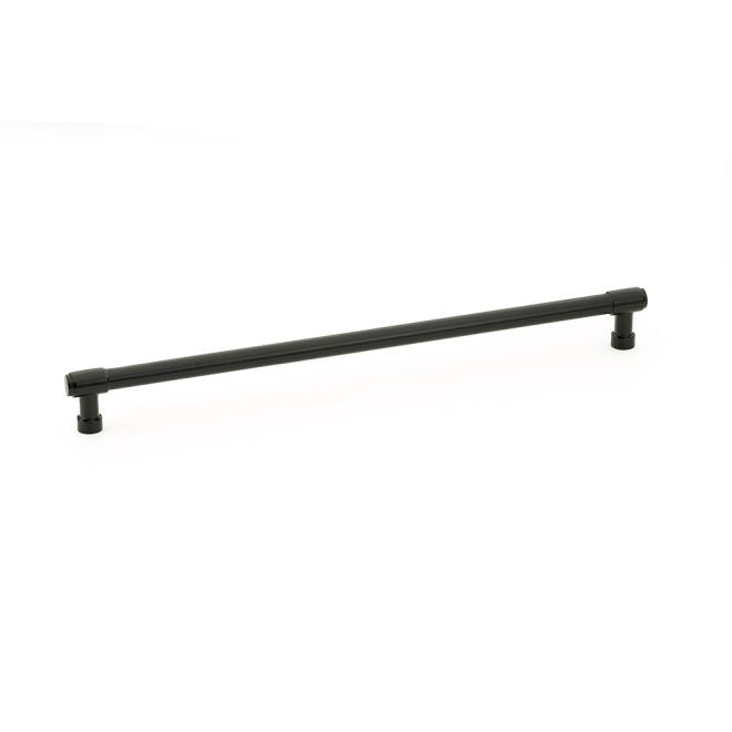Emtek 86692US19 Jasper Cabinet Pull with 12" Center to Center Flat Black Finish Sparrow Supply