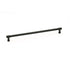 Emtek 86692US19 Jasper Cabinet Pull with 12" Center to Center Flat Black Finish Sparrow Supply