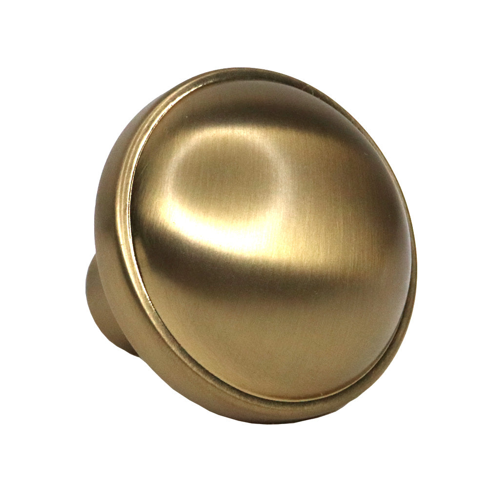 Emtek 86695US4 Brandt 1-1/4" Cabinet Knob Satin Brass Finish Sparrow Supply