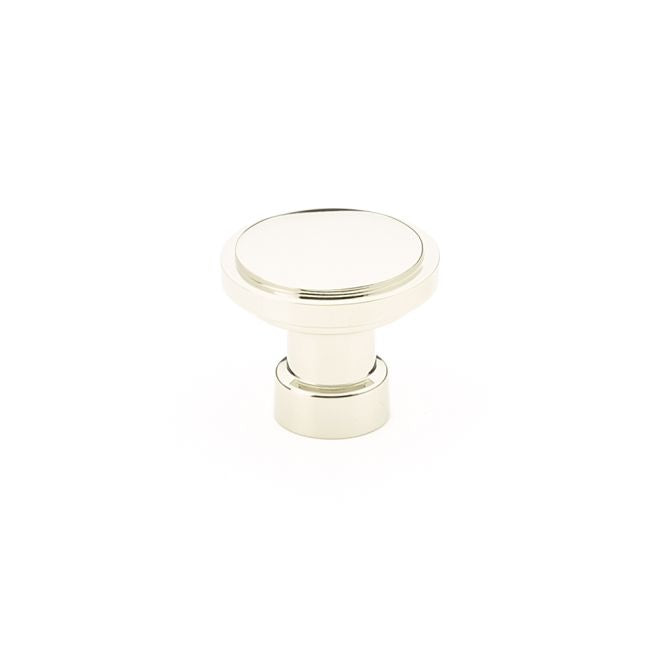 Emtek 86697US14 Haydon 1-1/4" Cabinet Knob Polished Nickel Lifetime Finish Sparrow Supply