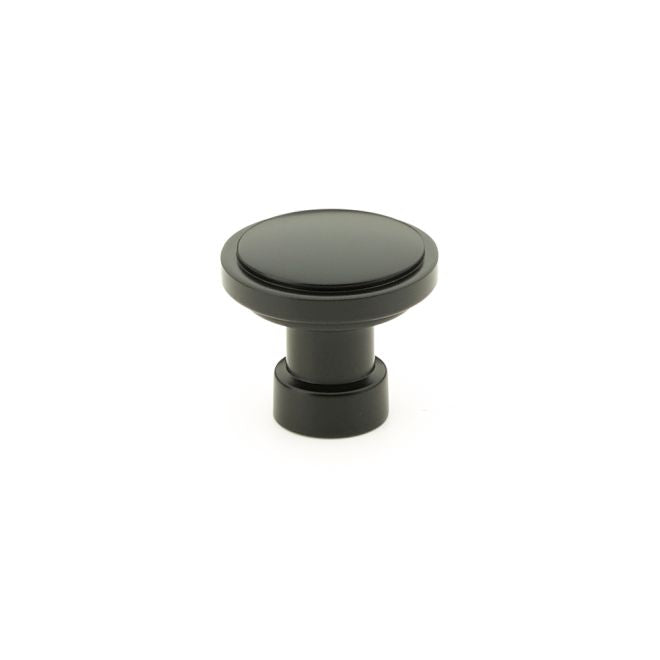 Emtek 86697US19 Haydon 1-1/4" Cabinet Knob Flat Black Finish Sparrow Supply