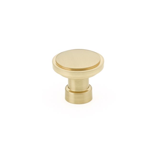 Emtek 86697US4 Haydon 1-1/4" Cabinet Knob Satin Brass Finish Sparrow Supply