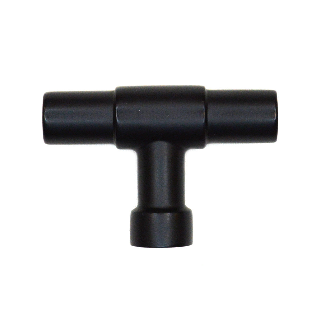 Emtek 86699US19 Jasper 2" Finger Pull Cabinet Knob Flat Black Finish Sparrow Supply