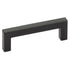 Emtek 86704US19 Warwick Cabinet Pull with 3-1/2" Center to Center Flat Black Finish Sparrow Supply