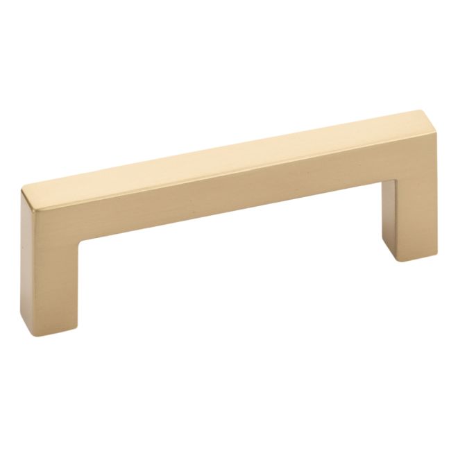 Emtek 86704US4 Warwick Cabinet Pull with 3-1/2" Center to Center Satin Brass Finish Sparrow Supply