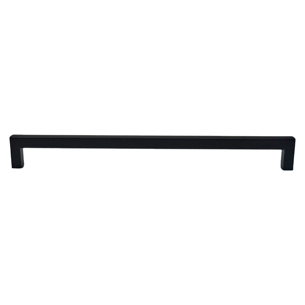 Emtek 86710US19 Warwick Cabinet Pull with 12" Center to Center Flat Black Finish Sparrow Supply
