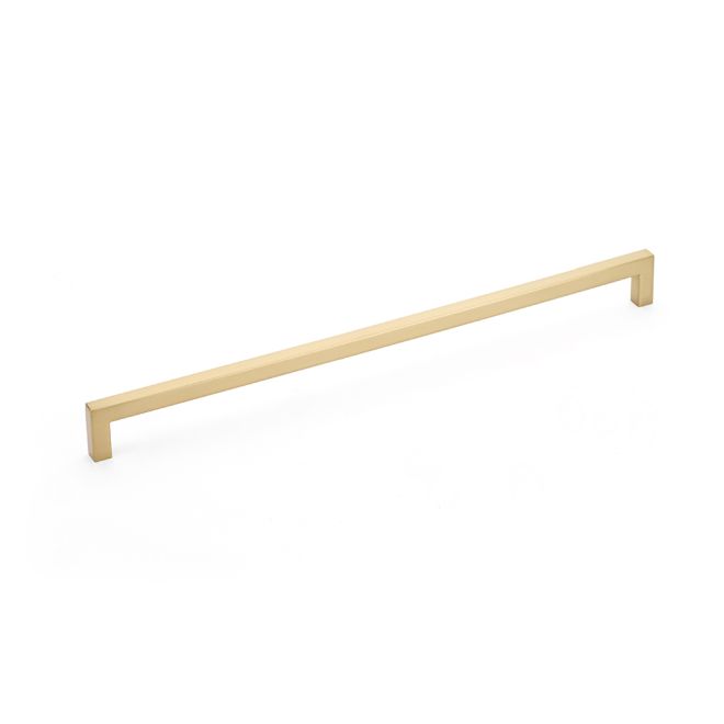 Emtek 86710US4 Warwick Cabinet Pull with 12" Center to Center Satin Brass Finish Sparrow Supply