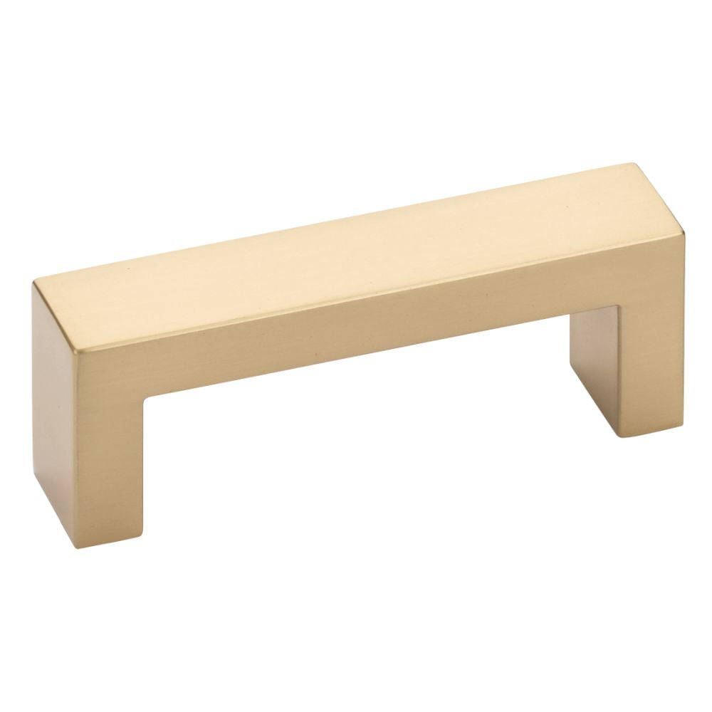 Emtek 86716US4 Keaton Cabinet Pull with 5" Center to Center Satin Brass Finish Sparrow Supply