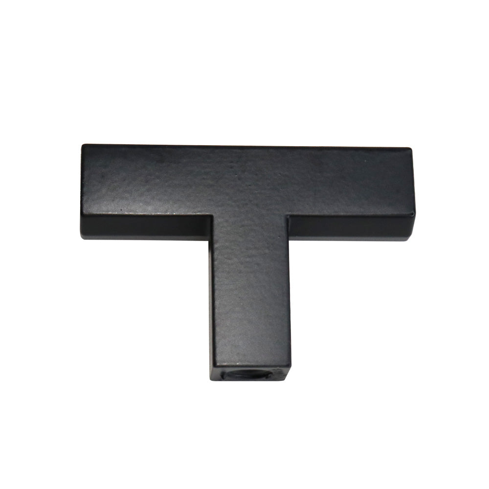 Emtek 86726US19 Warwick T Cabinet Knob Flat Black Finish Sparrow Supply