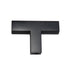 Emtek 86726US19 Warwick T Cabinet Knob Flat Black Finish Sparrow Supply