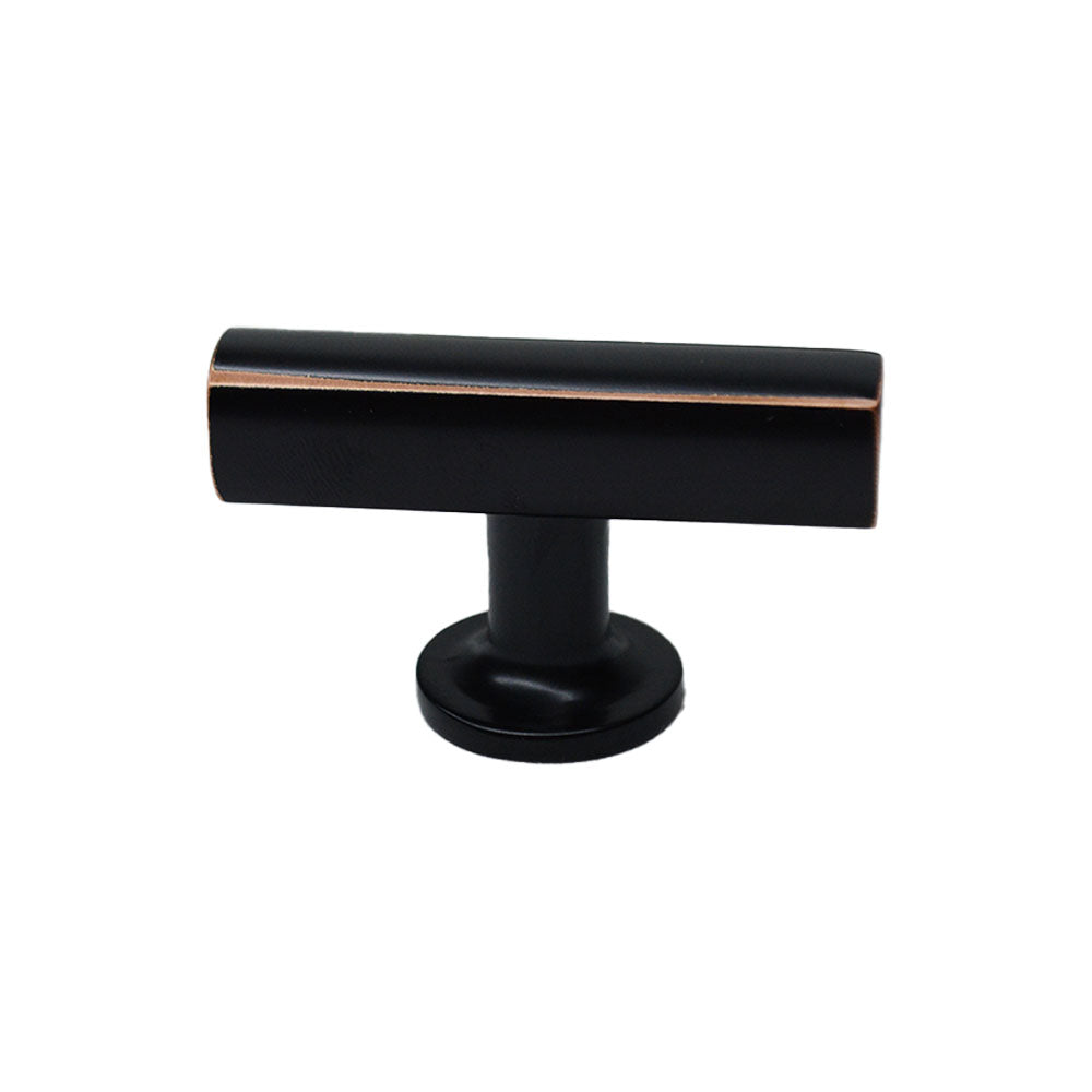 Emtek 86727US10B Freestone T Cabinet Knob Oil Rubbed Bronze Finish Sparrow Supply