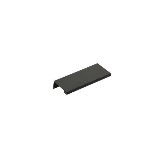 Emtek 87100US19 Edge Cabinet Pull with 3" Center to Center Flat Black Finish Sparrow Supply