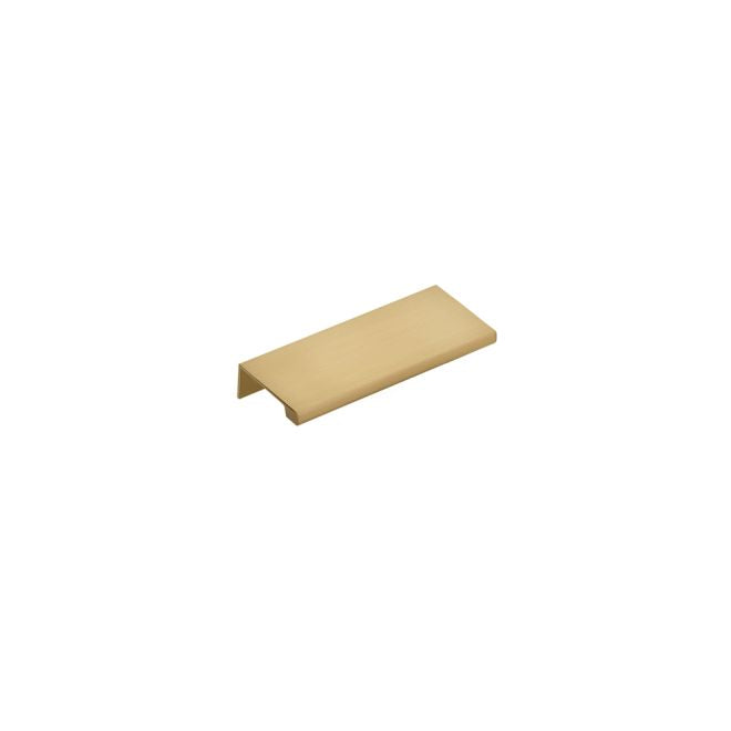 Emtek 87100US4 Edge Cabinet Pull with 3" Center to Center Satin Brass Finish Sparrow Supply