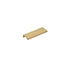 Emtek 87110US4 Edge Cabinet Pull with 4" Center to Center Satin Brass Finish Sparrow Supply