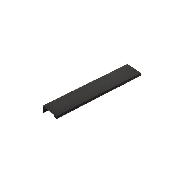 Emtek 87130US19 Edge Cabinet Pull with 8" Center to Center Flat Black Finish Sparrow Supply