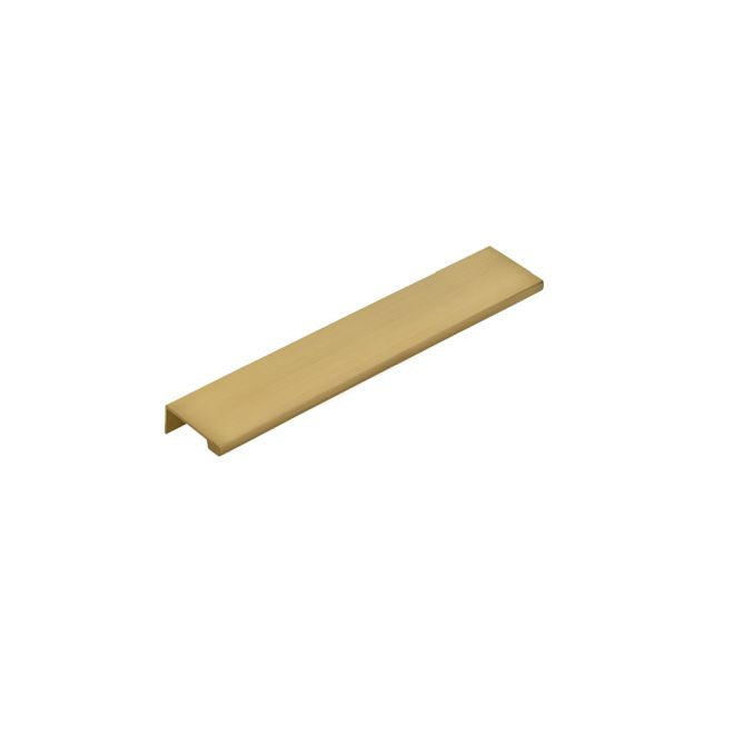 Emtek 87130US4 Edge Cabinet Pull with 8" Center to Center Satin Brass Finish Sparrow Supply