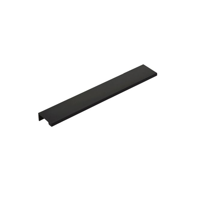 Emtek 87140US19 Edge Cabinet Pull with 10" Center to Center Flat Black Finish Sparrow Supply
