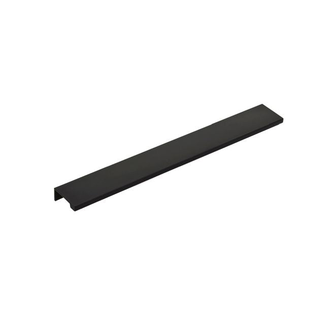 Emtek 87150US19 Edge Cabinet Pull with 12" Center to Center Flat Black Finish Sparrow Supply