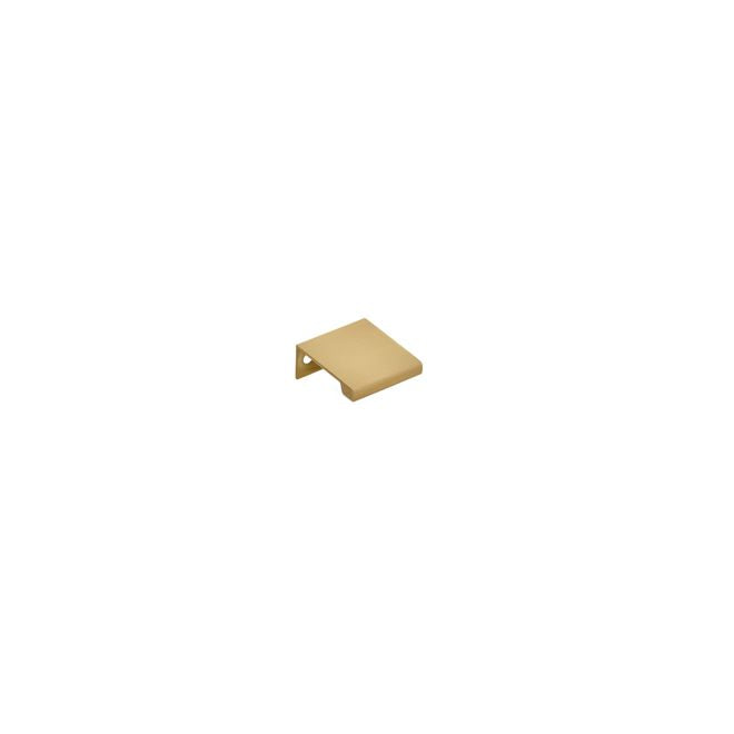Emtek 87160US4 Edge Cabinet Pull with 1" Center to Center Satin Brass Finish Sparrow Supply