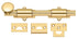 Deltana 8SB003 8" Surface Bolt; Heavy Duty; Lifetime Brass Finish Sparrow Supply