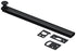 Deltana 8SBCS19 8" Surface Bolt; Concealed Screw; Heavy Duty; Black Finish Sparrow Supply