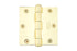 Emtek 91013US3 Pair of 3-1/2" x 3-1/2" Square Steel Residential Duty Hinges Polished Brass Lifetime Finish Sparrow Supply
