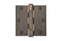 Emtek 94013US10B Pair of 3-1/2" x 3-1/2" Square Heavy Duty Steel Ball Bearing Hinges Oil Rubbed Bronze Finish Sparrow Supply