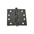 Emtek 94014US10B Pair of 4" x 4" Square Steel Heavy Duty Ball Bearing Hinges Oil Rubbed Bronze Finish Sparrow Supply