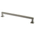 Rusticware 998SN 11" Modern Square Cabinet Pull Satin Nickel Finish Sparrow Supply