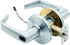 Best 9KW37DEU15DS3626RQE 9KW Electromechanical Lock 2-3/4" Backset 7 Pin Storeroom Electrically Unlocked 15 Lever and D Rose with ANSI Strike Request to Exit Satin Chrome Finish Sparrow Supply