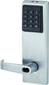Best 9KZ37DV15KPSTK626 9KZ Keypad EZ Lock 2-3/4" Backset 7 Pin With Key 15 Lever and Keypad with Standard Strike Less Core Satin Chrome Finish Sparrow Supply