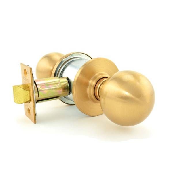 Schlage Commercial A10ORB612 A Series Passage Orbit Lock with 11116 Latch 10001 Strike Satin Bronze Finish Sparrow Supply