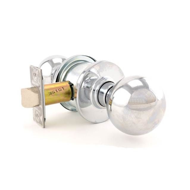 Schlage Commercial A10ORB625 A Series Passage Orbit Lock with 11116 Latch 10001 Strike Bright Chrome Finish Sparrow Supply