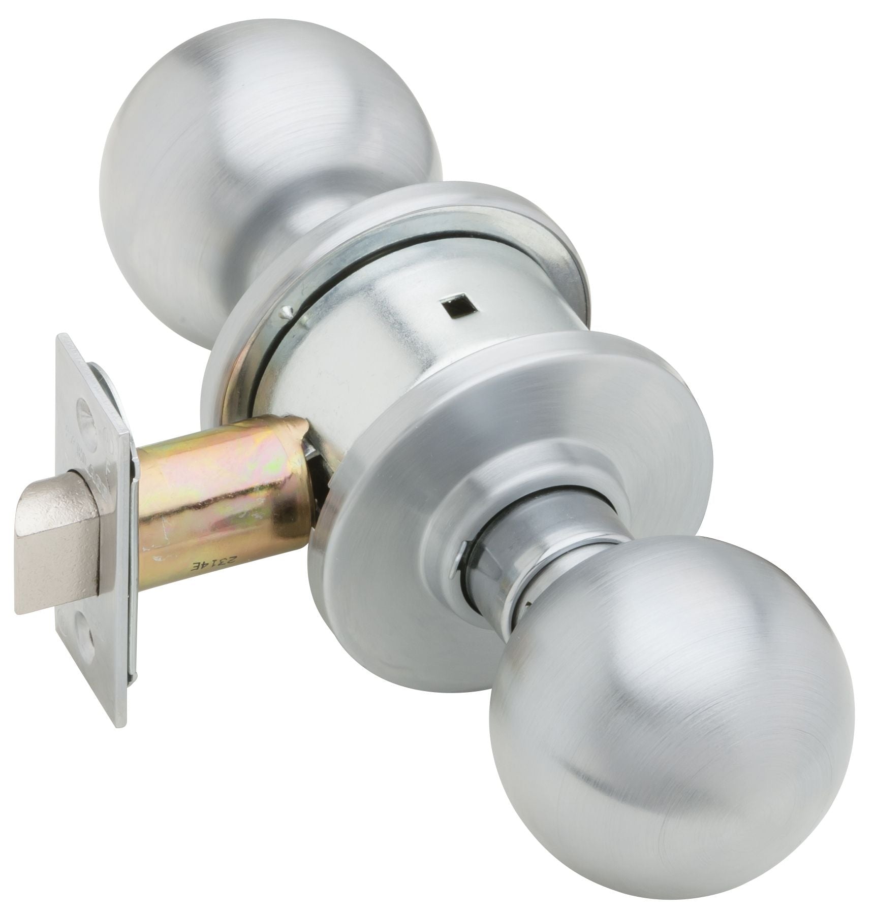 Schlage Commercial A10ORB626 A Series Passage Orbit Lock with 11116 Latch 10001 Strike Satin Chrome Finish Sparrow Supply