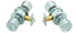 Schlage Commercial A10TUL626 A Series Passage Tulip Lock with 11116 Latch 10001 Strike Satin Chrome Finish Sparrow Supply