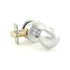 Schlage Commercial A25ORB626 A Series Exit Orbit Lock with 11096 Latch and 10001 Strike Satin Chrome Finish Sparrow Supply